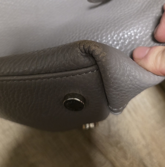 Rudsak ($445) Pamela Grey Pebble Leather Crossbody - Picture 4 of 15